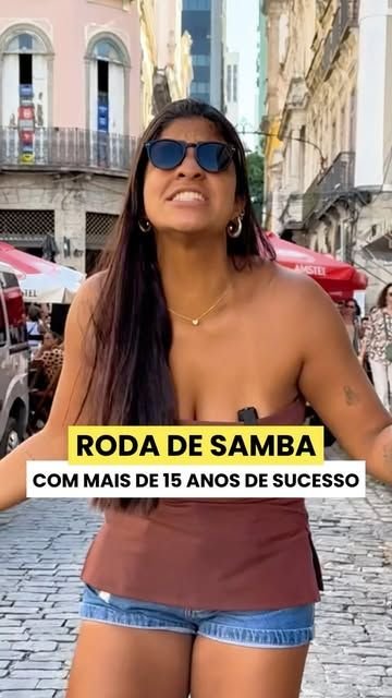 Jessica numa rua do Centro